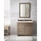 James Martin Vanities Bristol 36in Single Vanity, Whitewashed Walnut w/ 3 CM Carrara Marble Top 157-V36-WW-3CAR - alternate 2